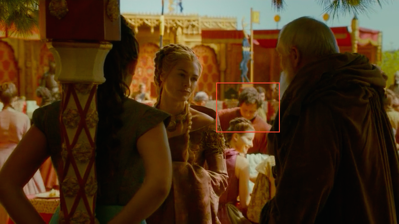 Another scene from Joffrey's wedding